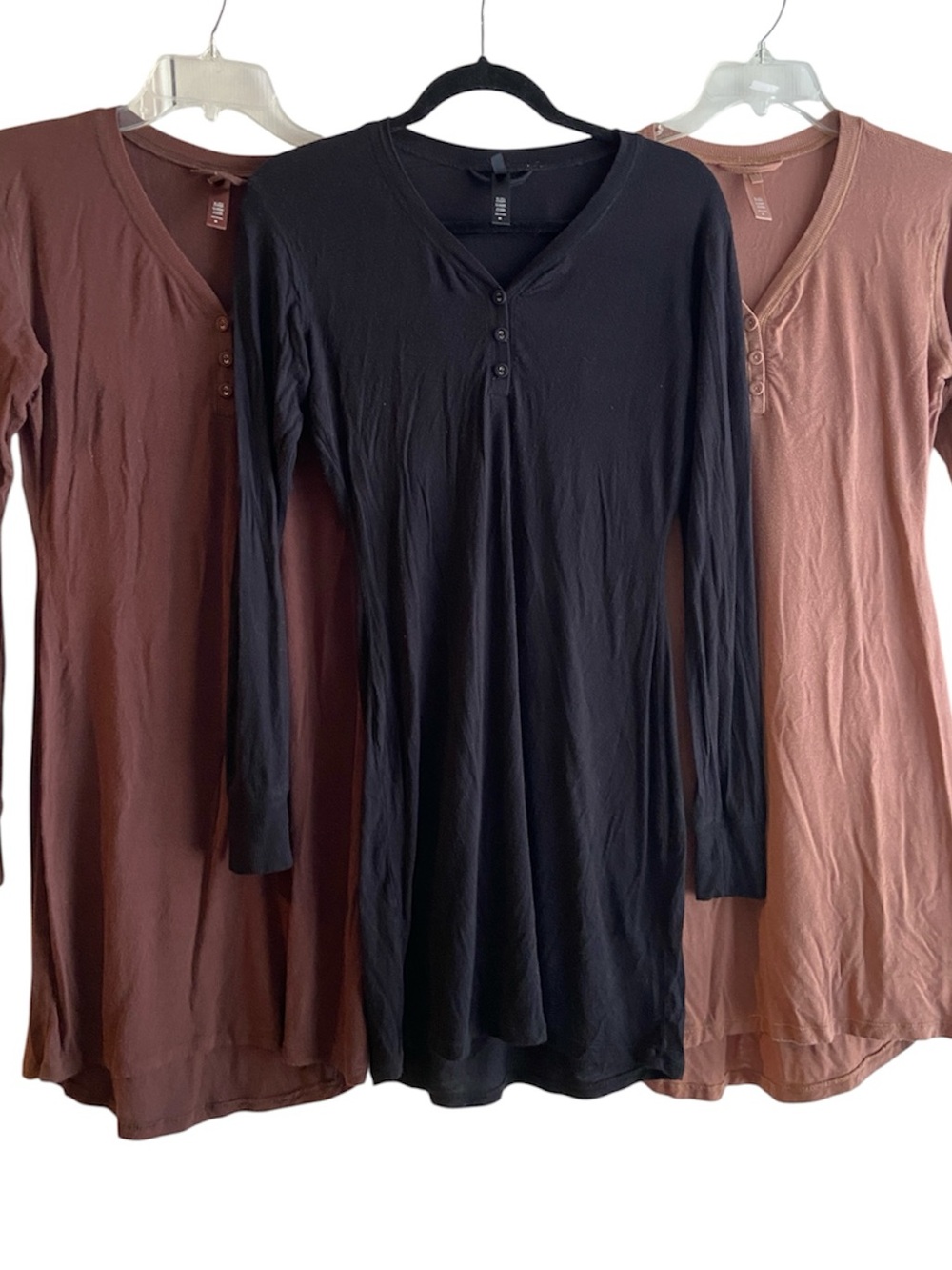 Skims Henley Sleep Dress Nightgown Bundle in Medium